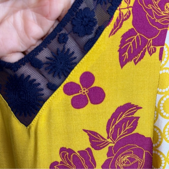 Matilda Jane Golden Key Swing Colorblock Dress - Picture 11 of 14